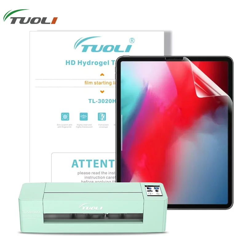 50pcs TUOLI TL-3020 Flexible Hydrogel Hydraulic Film For Mobile Phones Screen Front Film Cut For TL-3020 Film Cutting Machine