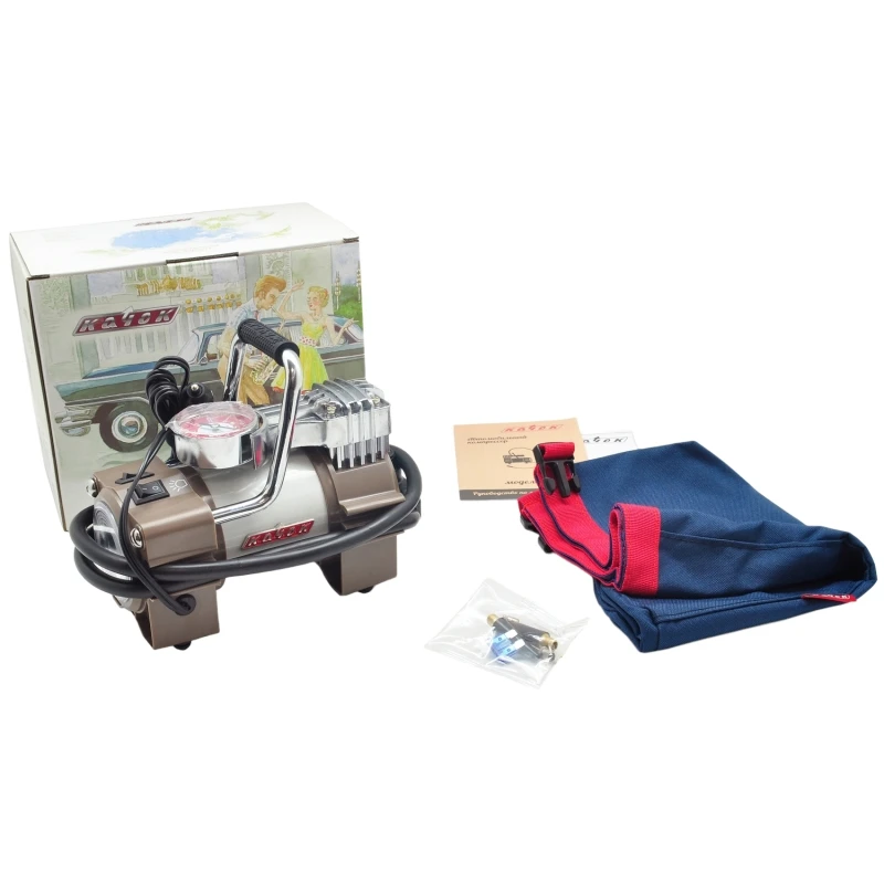 Автомобильный компрессор Качок K 90 LED производительность 40 литров в ...