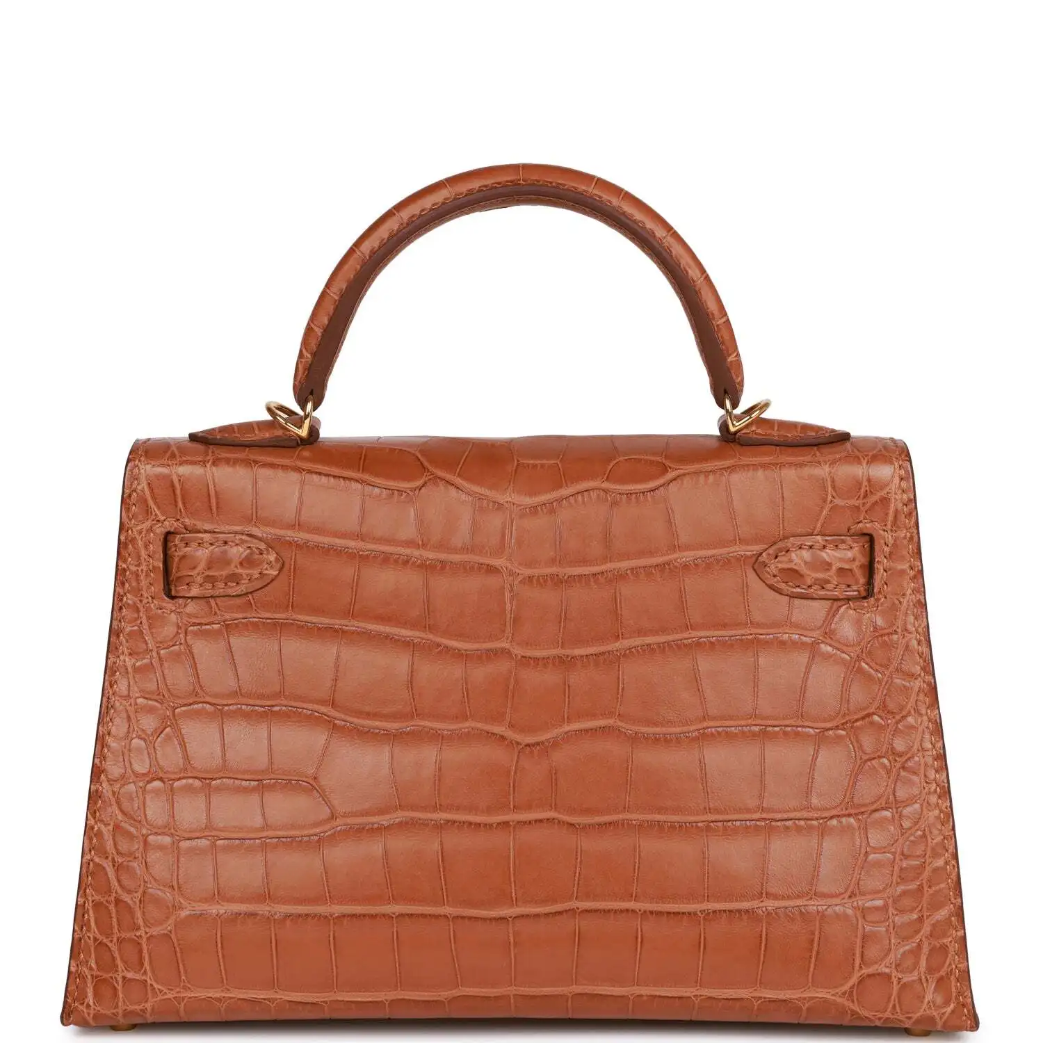 Hermes Kelly Sellier 20 - сантиметровый матовый крокодил