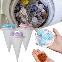 reusable hair lint catcher washing machine floating hair filtering mesh removal wool device reusable filter cleaning mesh bag