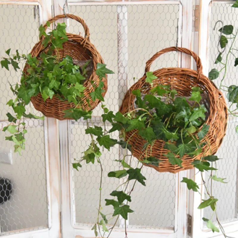 1 шт. плетеная корзина для цветов в скандинавском стиле 4 цвета |