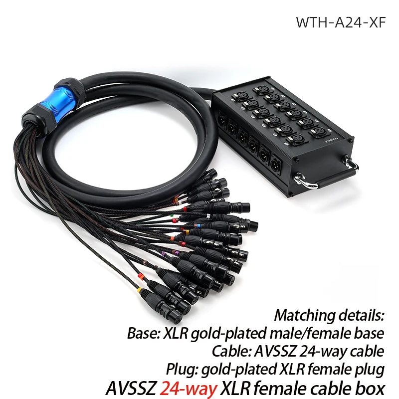Многоканальный кабель AVSSZ для выступлений на сцене 4 8 12 16-Way WTH-A * Audio Line 6 35 мм XLR