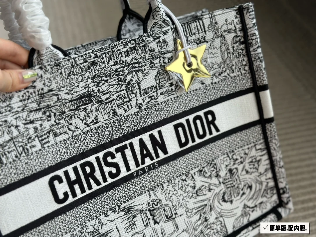 Dior Tote 2024 Женская КошелеК С Одним Плечом Курьер Мода Дамская Сумочка Почтальон