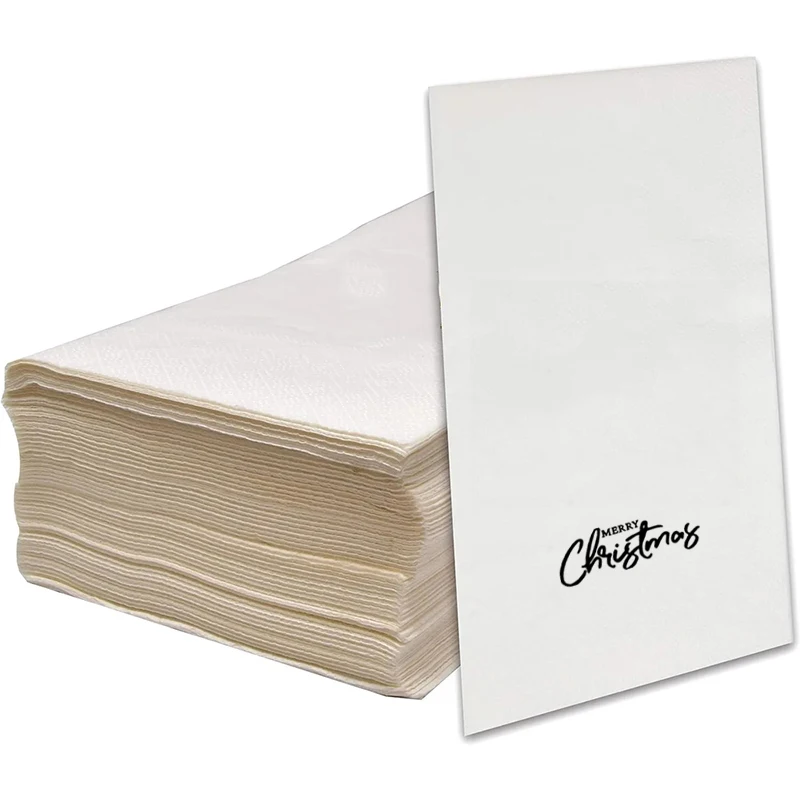 100 шт. 33 × 40 см 3-слойные салфетки ежедневное использование бумажных полотенец