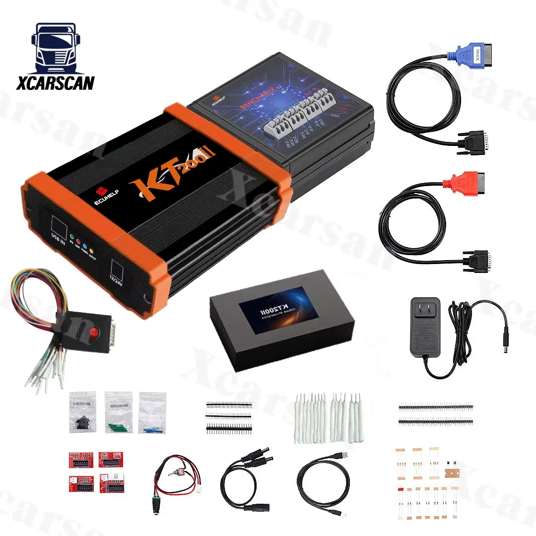 Фото Лучшая полная версия KT200II 2025 года с автономным ключом ECU Programmer Support Bench OBD2 BDM для легкового грузовика TCU KT200 II ECU Master №3