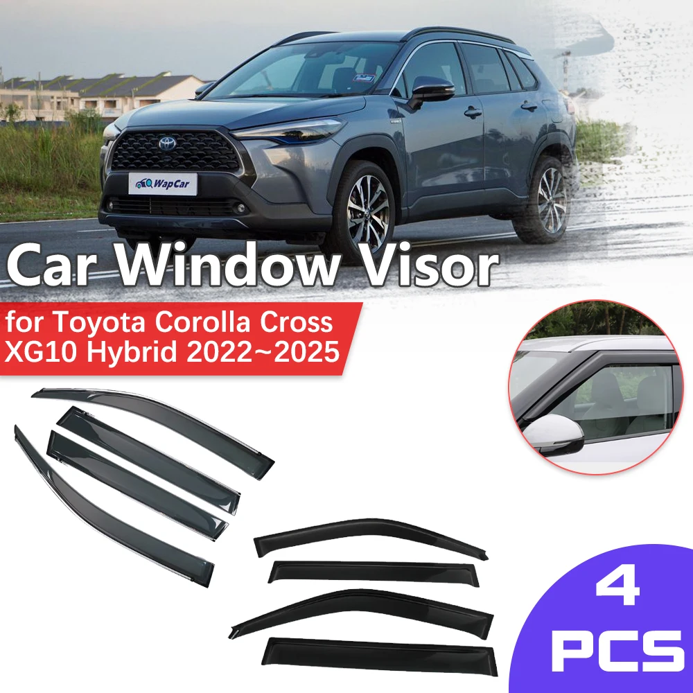 Защитный козырек для окна автомобиля Toyota Corolla Cross XG10 Hybrid 2022~2025 тент