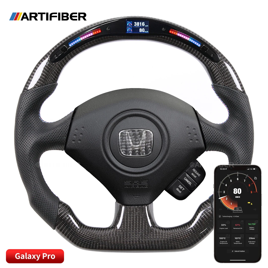 

Руль из углеродного волокна для Honda City,Civic,Fit/Jazz/Life
