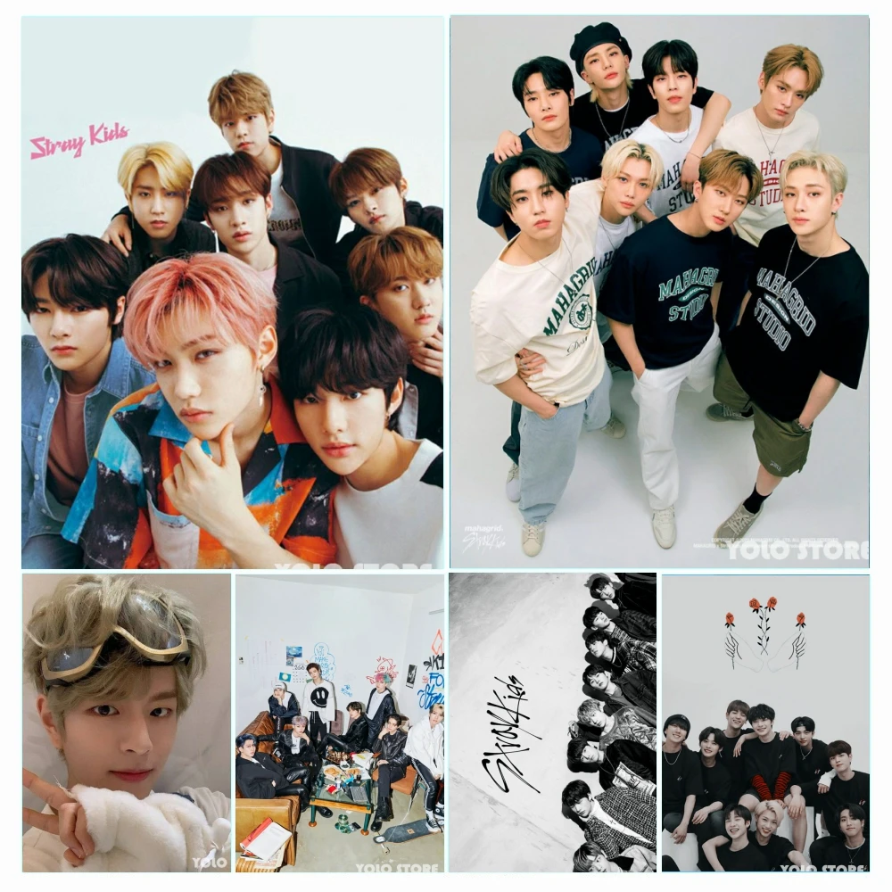 

Лидер продаж, алмазная 5D картина «бродячие дети» в стиле Kpop Idol, искусство, полная вышивка мозаикой «сделай сам», новые наборы для вышивки кре...