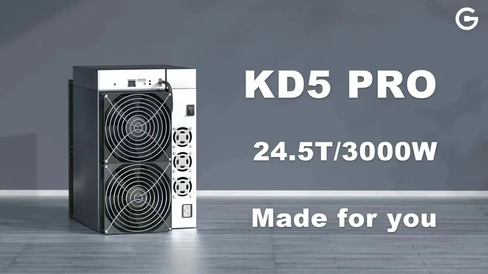 

BUY 2 GET 1 FREE IN STOCK New Goldshell KD5 Pro KDA Kadena Miner Hashrate 24.5Th/s 3000W