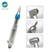 sj dent key type push button chuck external water slow speed handpiece 2 hole b2 4holes air motor cantra angle straight turbine