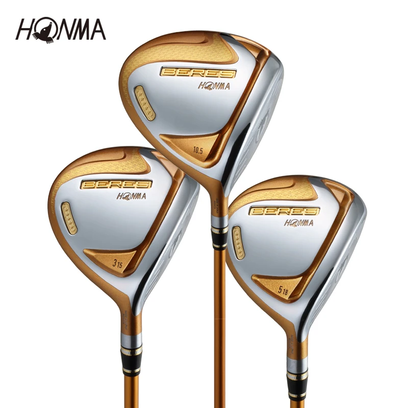 

Mens Golf Clubs Honma Beres S-07 4 Star Golf Wood Set Driver+Fairway Wood With Graphite Shaft R/S/SR Flex With Headcover