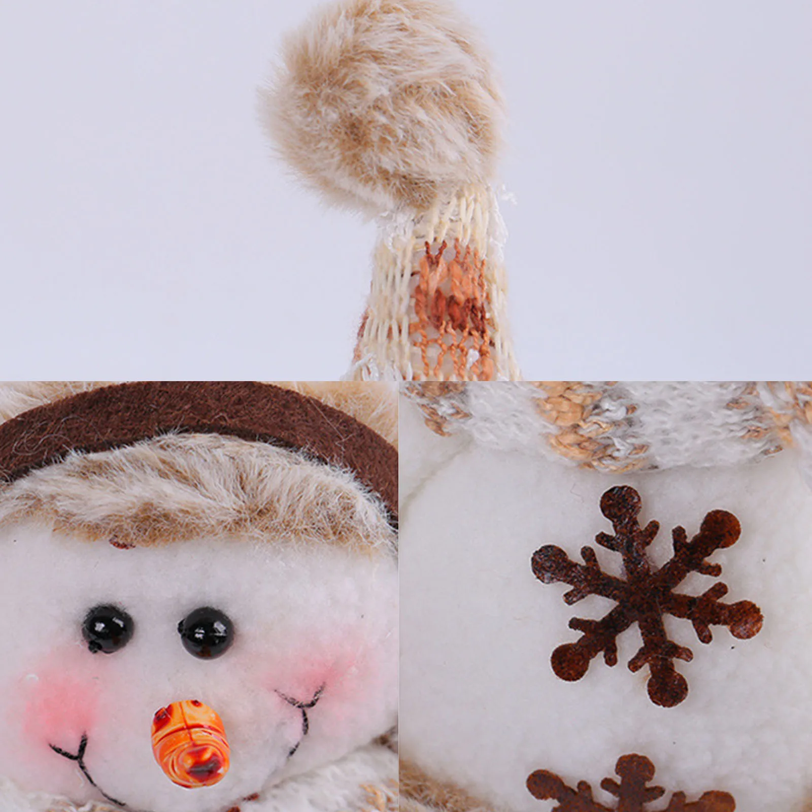 Плюшевый снеговик в стиле северного оленя для праздничного настроения