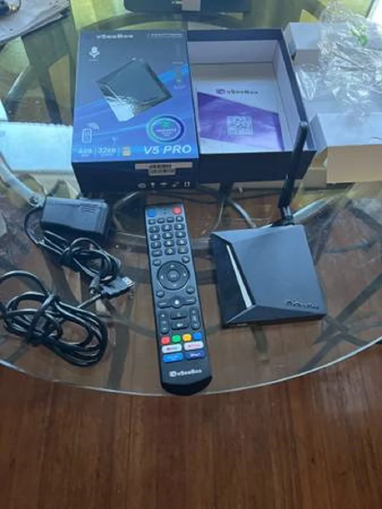 ГОРЯЧАЯ ПРОДАЖА BLACK FRIDAY Новый VSeeBox V5 Pro Android OTT Media Box двухдиапазонный Wi-Fi 8K 32 ГБ новый