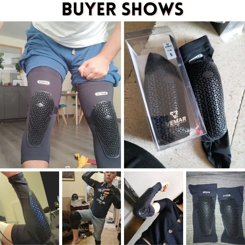 Велосипедные наколенники VEMAR летние Защитные Налокотники для горного велосипеда