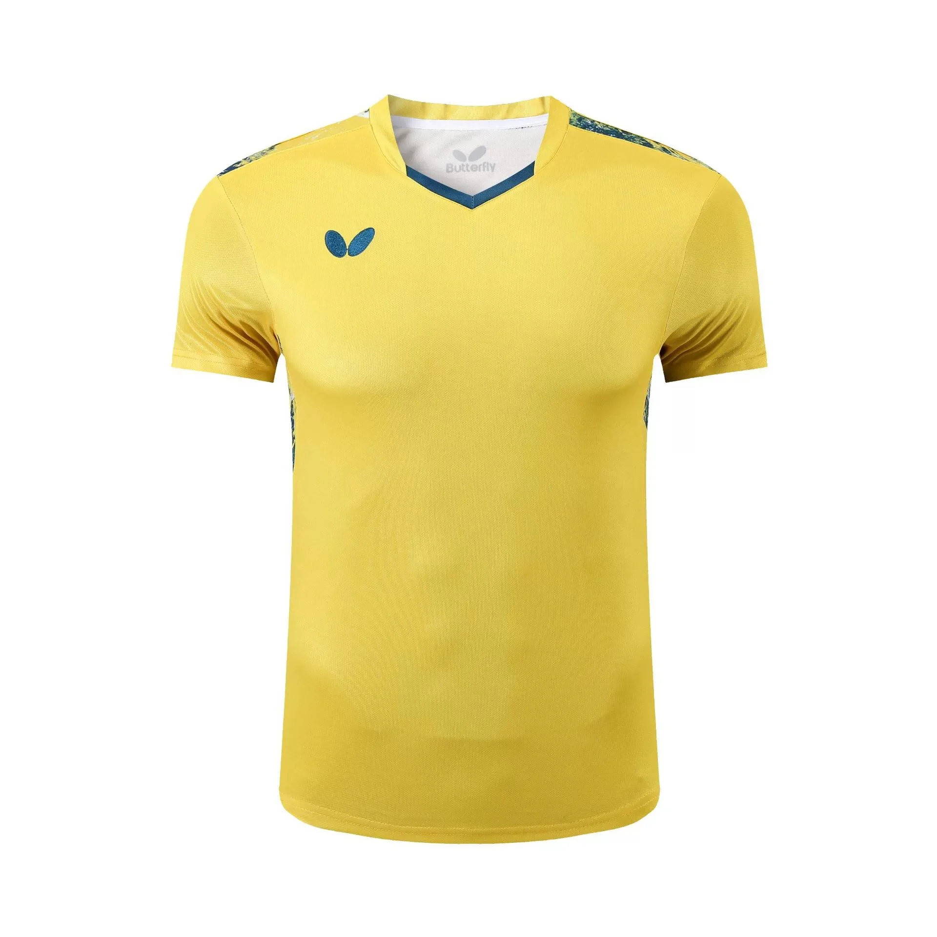 Men T-shirt Summer Quick Drying Female Training Badminton Suit Table Tennis Suit Printed T-shirt Boys Breathable Sports