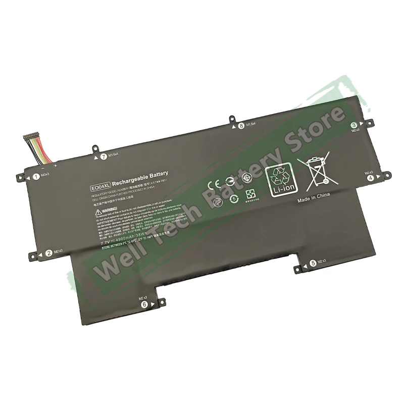 7 В 38 Втч EO04XL/B/W аккумулятор для ноутбука EliteBook Folio G1 V1C37EA V1C36EA V1C39EA V1C40EA V1C42EA V1C43EA W8Q05AW