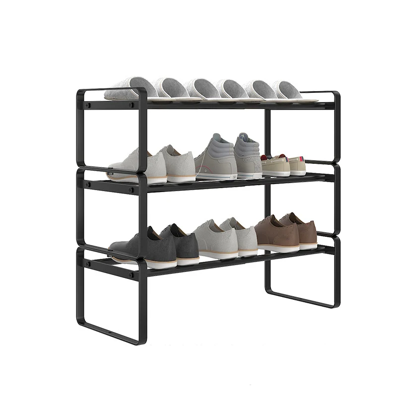 

Retractable Shoe Rack, Stackable Shoe and Slipper Storage Rack, Multi-Layer Storage Rack in the Cabinet