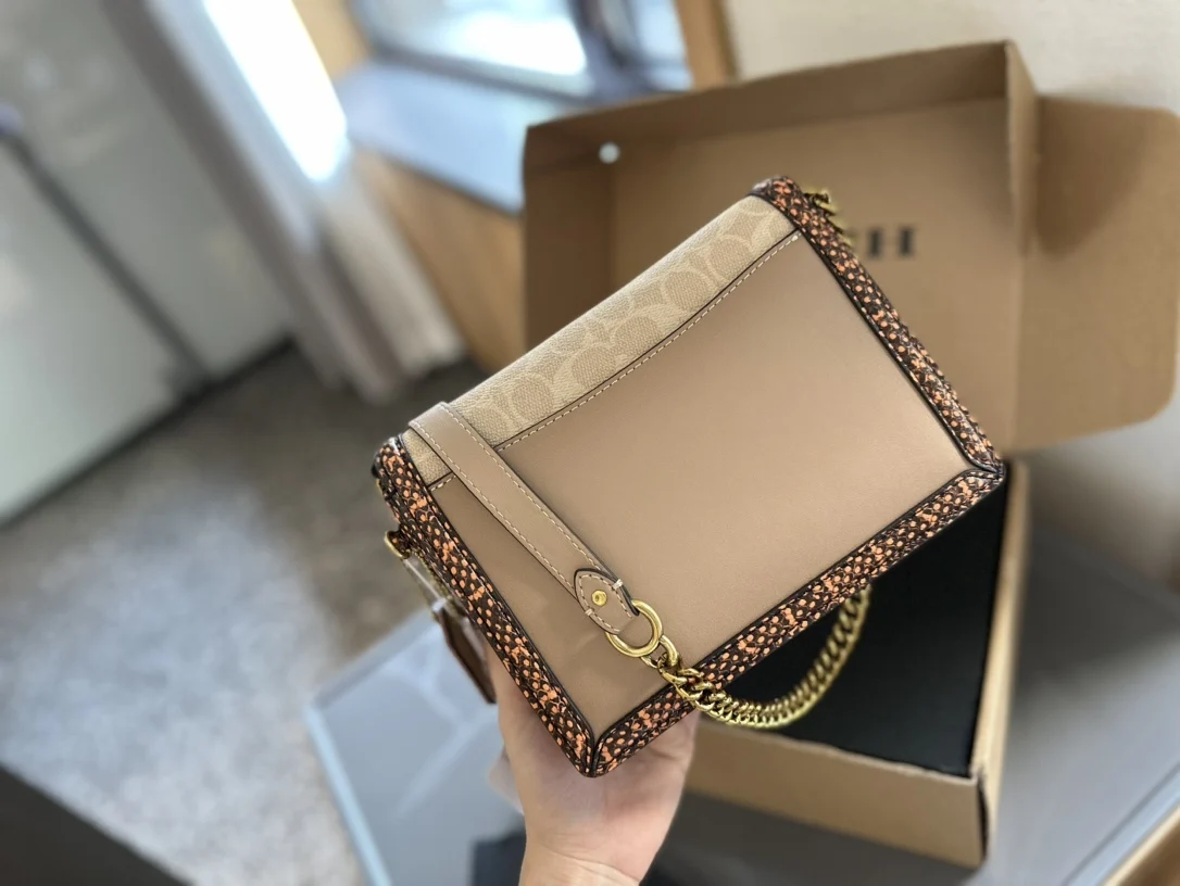 Coach Totes Cope 1:1 2024 Новая Женская Сумка-кошелек Через Плечо Модная Сумка-шоппер