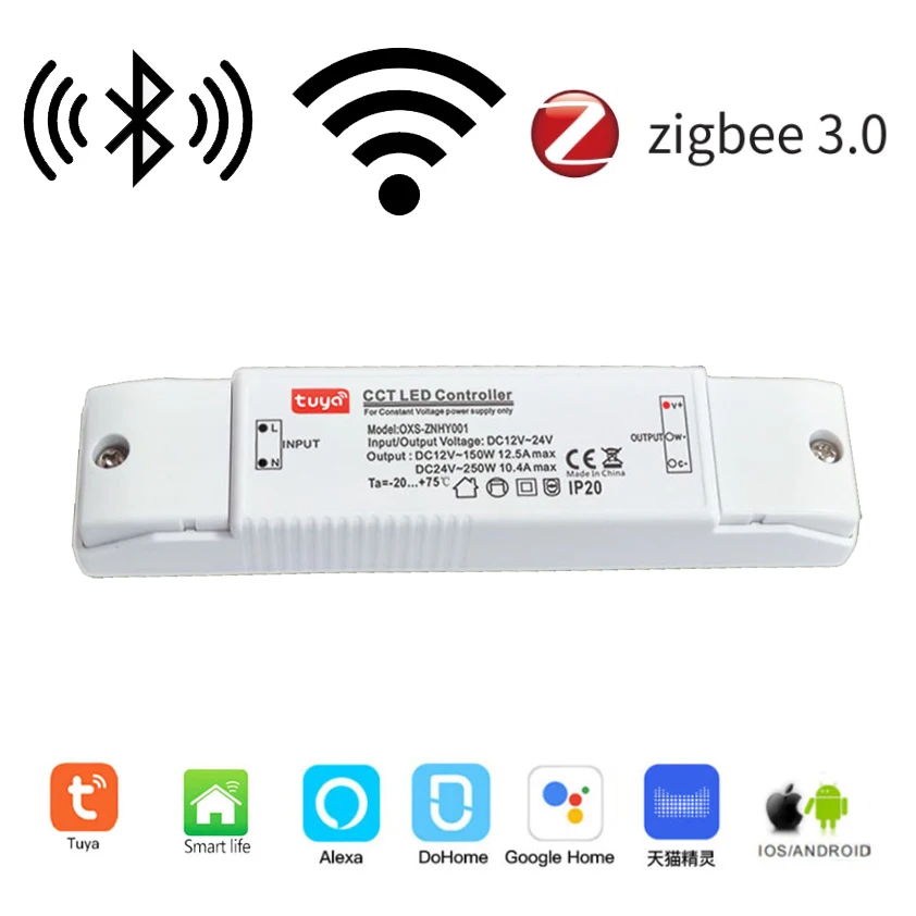 

RGB-контроллер Zigbee/Bluetooth для светодиодной ленты