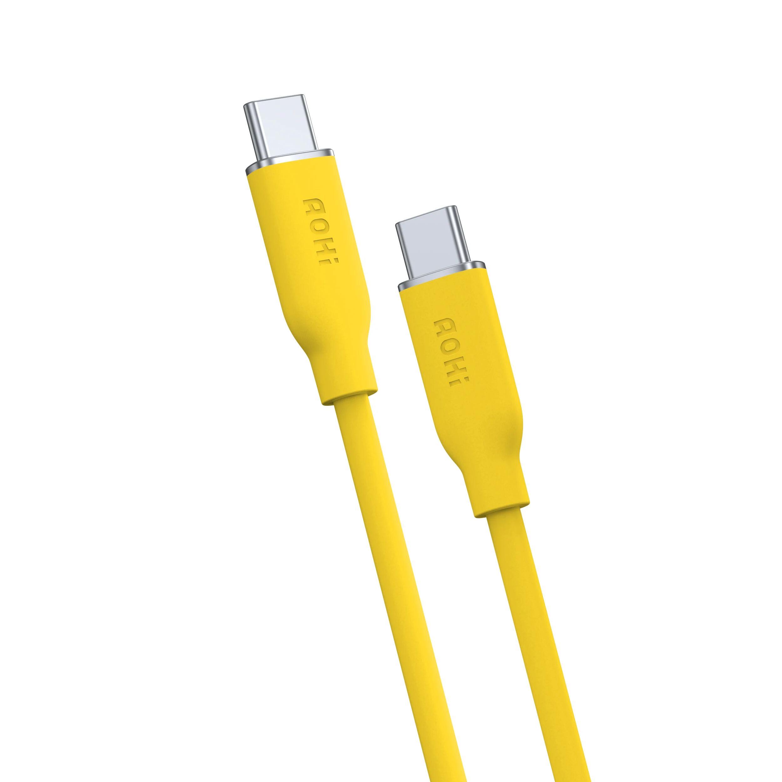 Фото AOHI 140 Вт/240 Вт PD 3.1 USB C — USB C Шелковистый кабель для быстрой зарядки длиной 3,3 фута №1