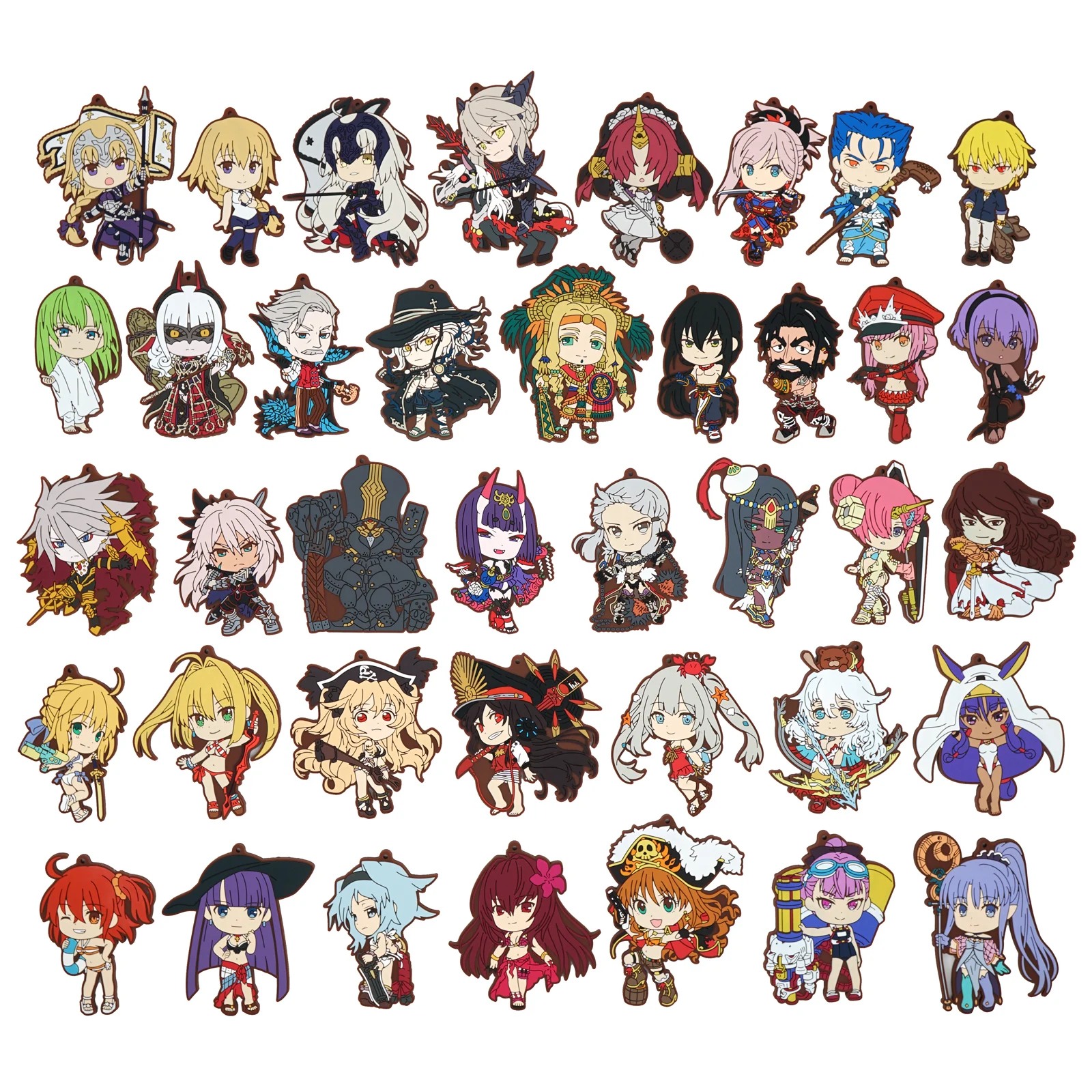 Fate Grand Order аниме FGO FSN Game Saber Jeanne Mash Gilgamesh Nero милый резиновый брелок в подарок (art.: 3920cfa3ec570) - 3920cfa3ec570
