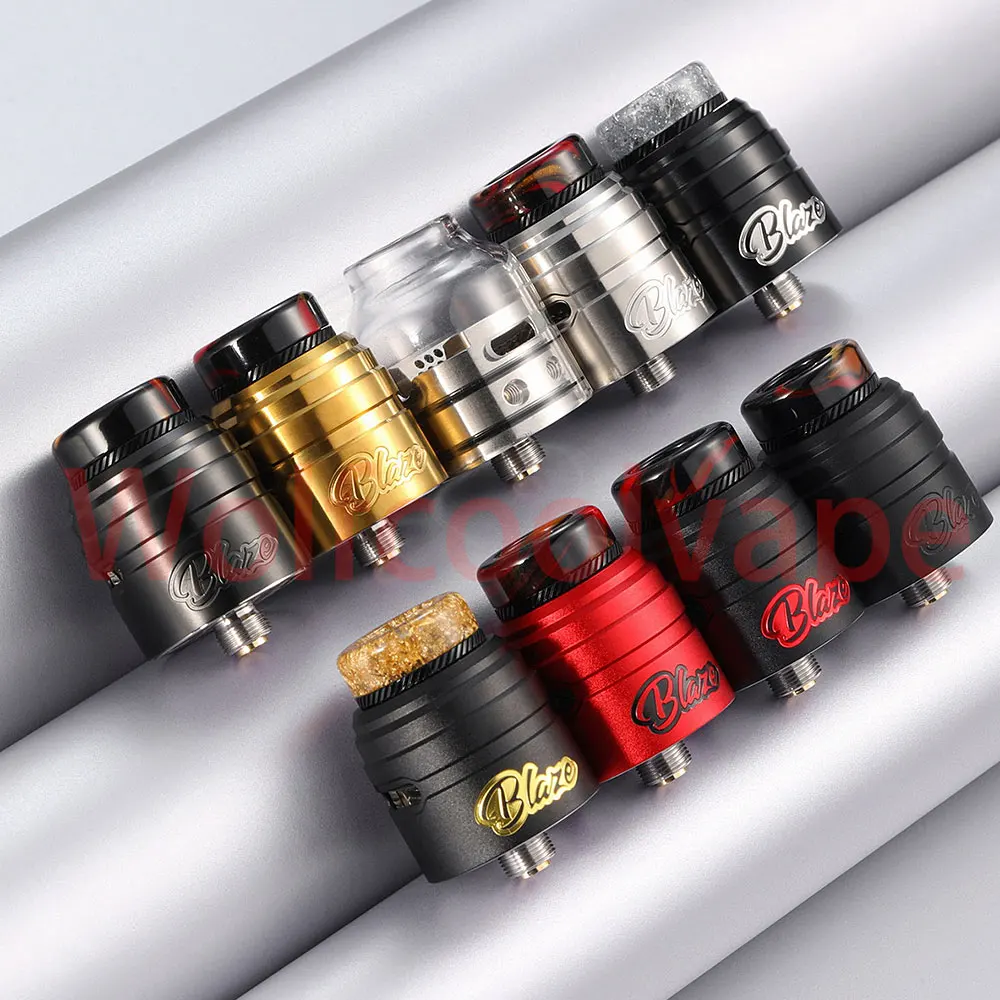 Купи Оригинальный дрип-тип ThunderHead Creations Blaze SOLO RDA с одной катушкой, 24 мм, верхний/нижний наполнитель rda, атомайзер с BF Pin 810 за 3,528 рублей в магазине AliExpress