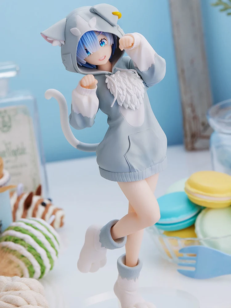 Фигурка игрушечная из ПВХ Sega Re Zero Emilia Rem Ram Puck |