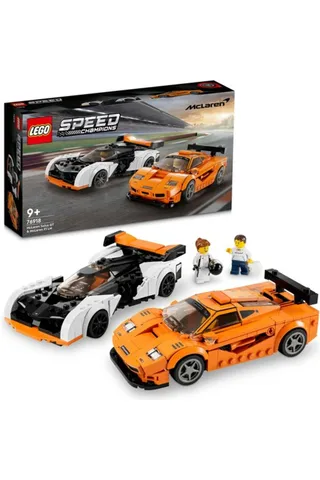 Оригинальный конструктор LEGO Speed Champions Mclaren Solus Gt Ve Mclaren F1 Lm (581 ДЕТАЛЬ)