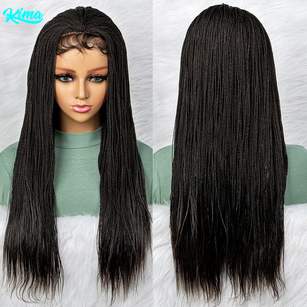 4x4 Lace Synthetic Lace Front Wig Braided Wigs With Baby Hair Braided Lace Front Wigs for Black Women