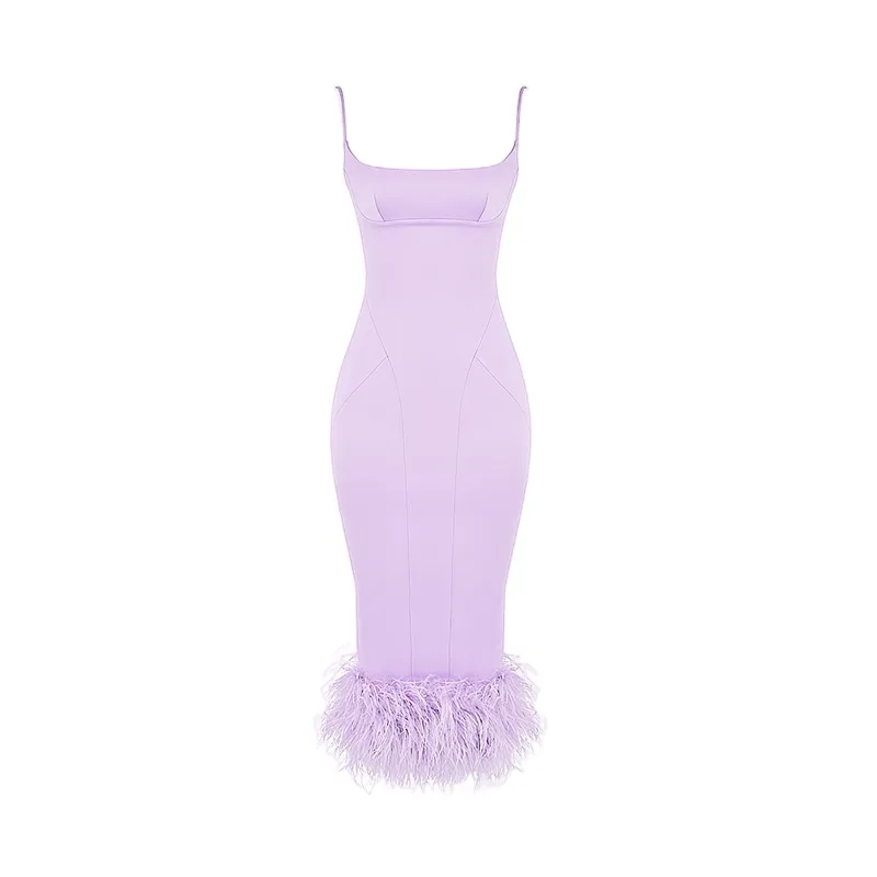 

Fashion Sexy Dating Chic Tide Brand Sleeveless Dress Women Elegant Celebrity Party Dress