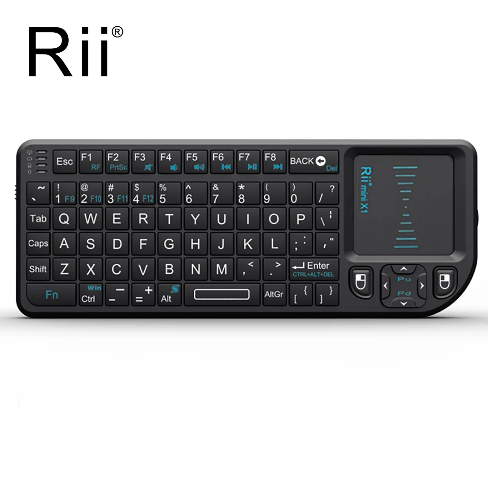 Mini Spanish French Russian English Keyboard Wireless Keyboard With Touch2.4G USB Dongle For PC, Tablet, Laptop TV Box Android