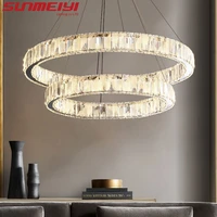 modern chandelier k9 crystal luxury led lights for hotel villa hall living dining room kitchen bedroom home decor lustres %d0%bb%d1%8e%d1%81%d1%82%d1%80%d0%b0
