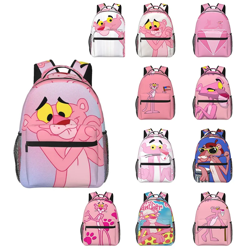 

Pink Panther Backpack for Girls Boys Travel RucksackBackpacks for Teenage school bag
