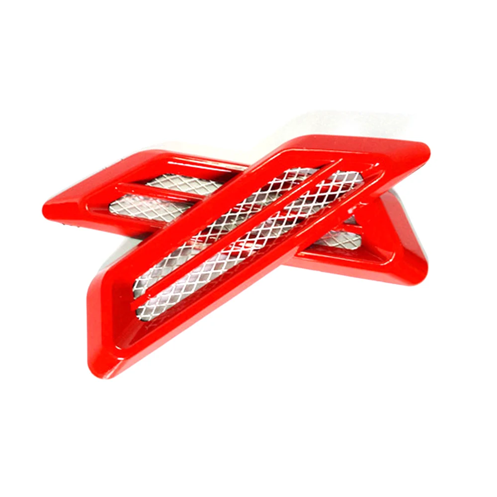 

Car Fashion Shark Gill Simulation Air Outlet Side Engine Hood Fine Decoration Sticker Car Styling Modified 3D Popular Sticker