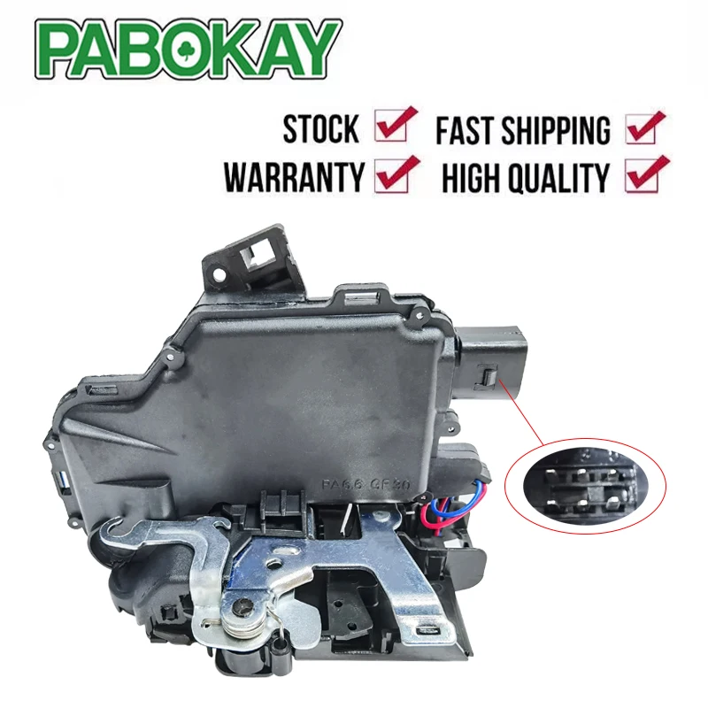 

New Rear Right Door Lock Mechanism For VW GOLF BORA LUPO PASSAT B5 MK4 3B4839016 3B4839016A 5Z4839016 3b4839016AL