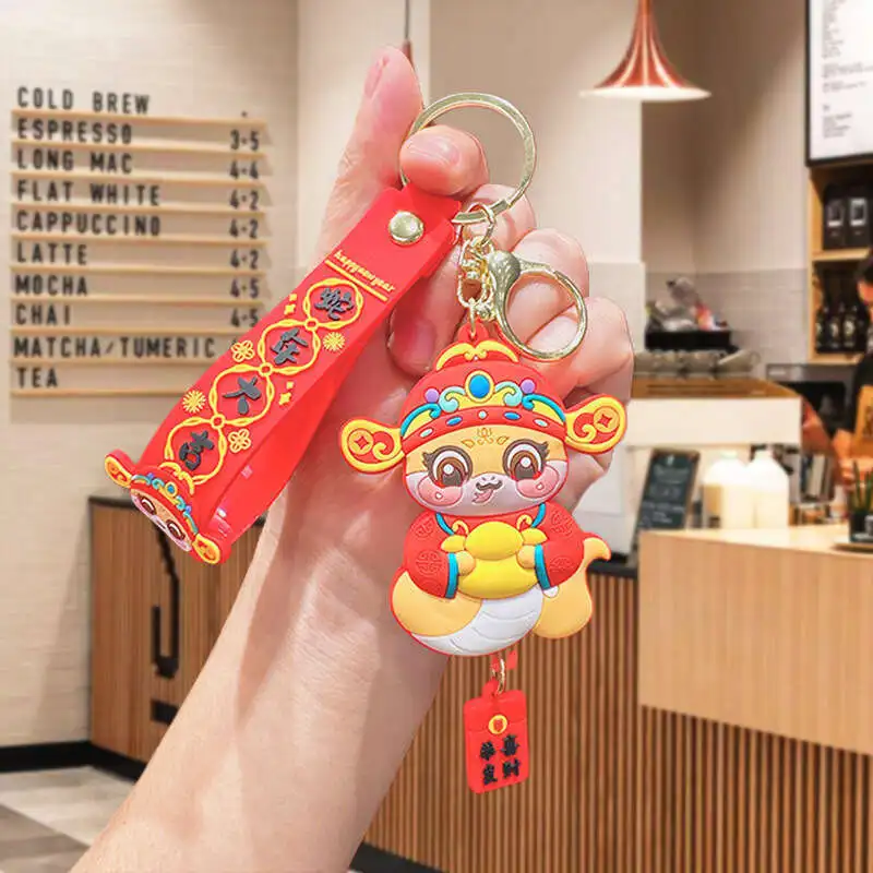 Подарочная коробка Год змеи весенний праздник милый мальчик пряжка для куклы