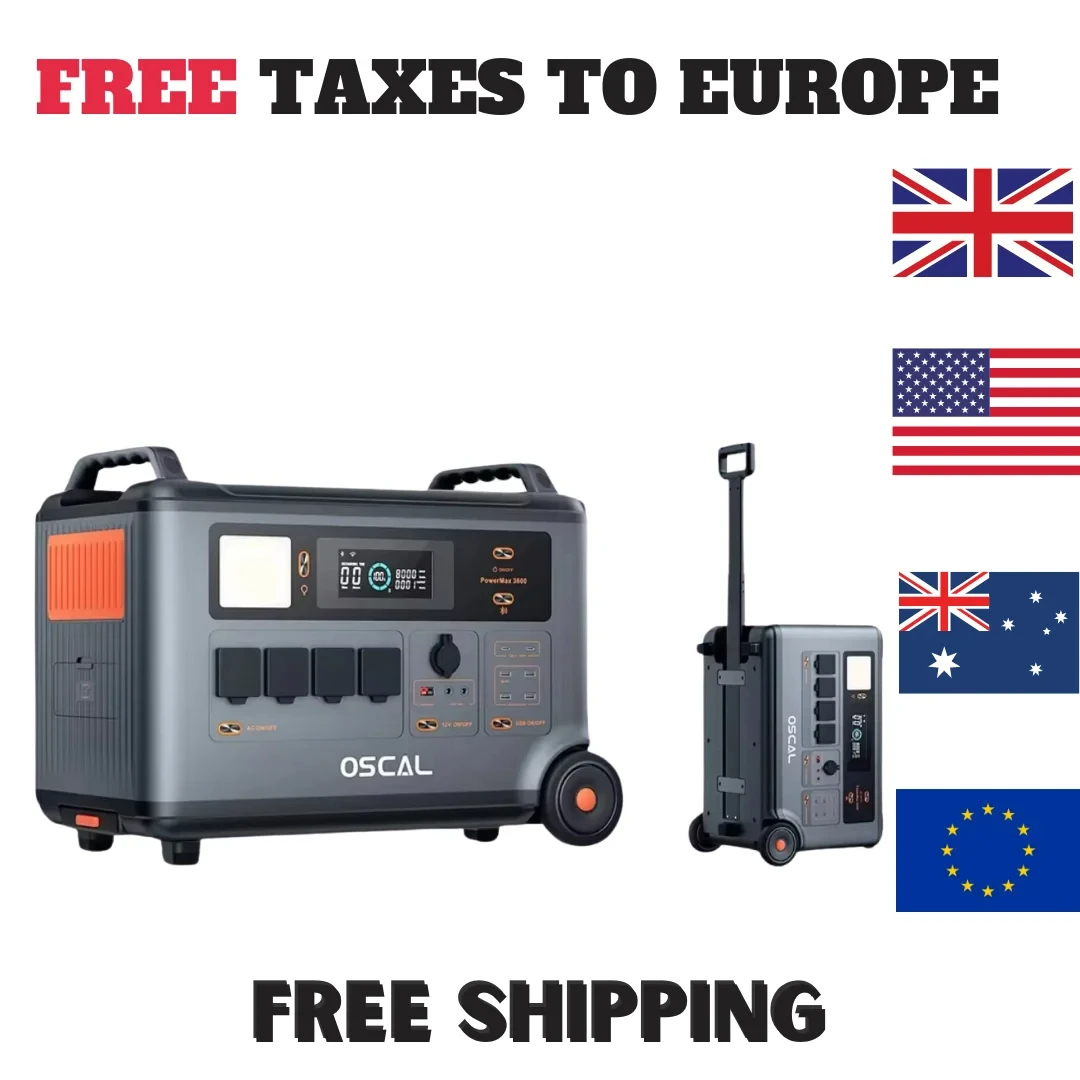 Портативная электростанция с чистой синусоидой 14 розеток 5 режимов