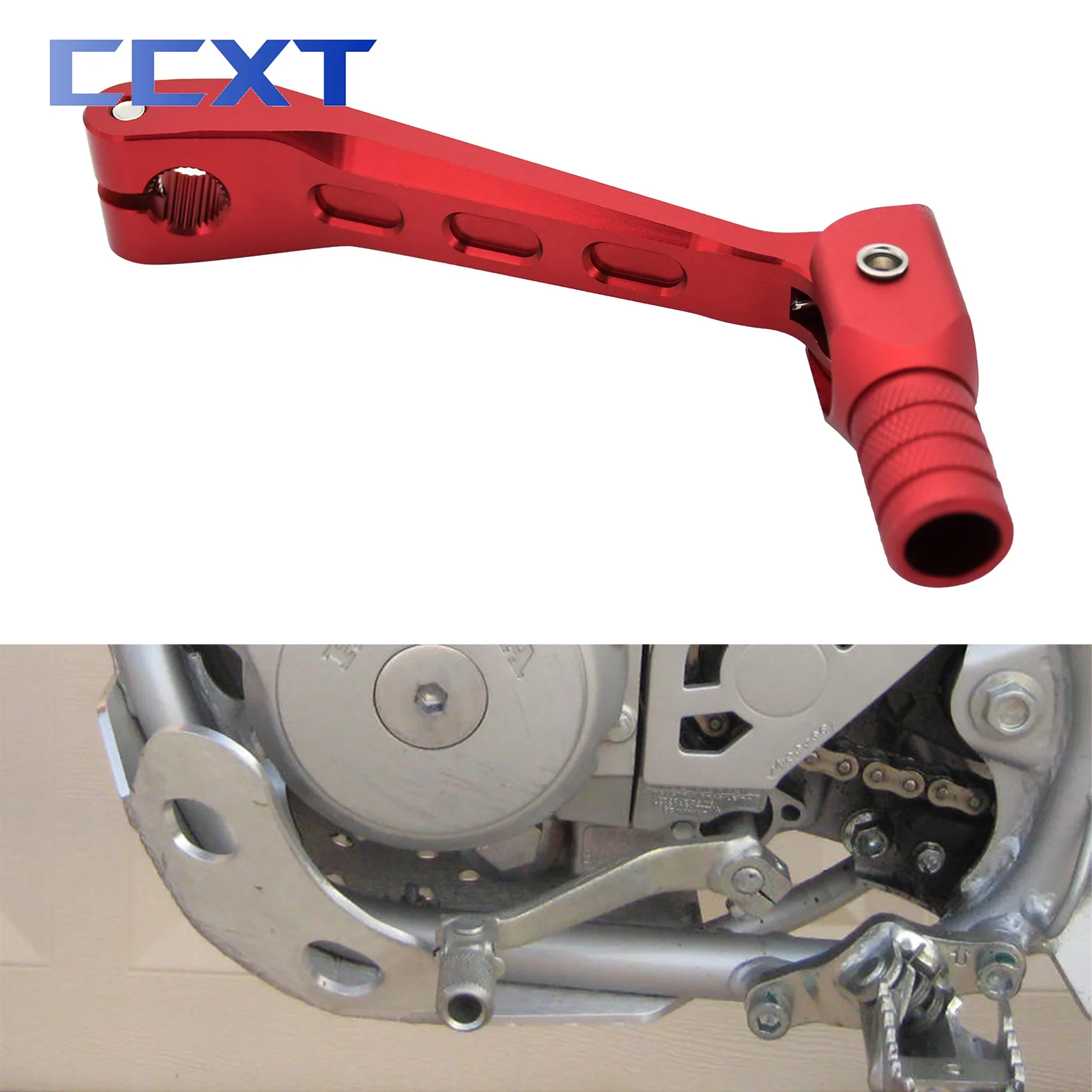 

Для Honda CRF150F CRF230F CRF 150F 230F 2003-2015 2016 2017 красный алюминиевый складной рычаг переключения передач для мотоцикла