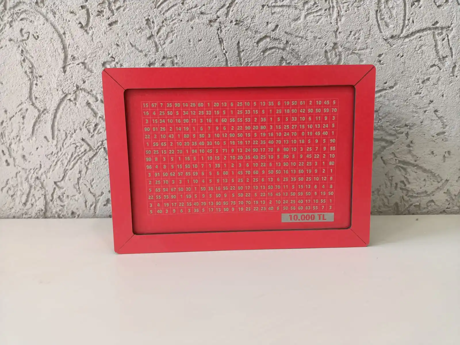 

Target-10,000- Parabox Piggy Bank Modern Colorful Fun