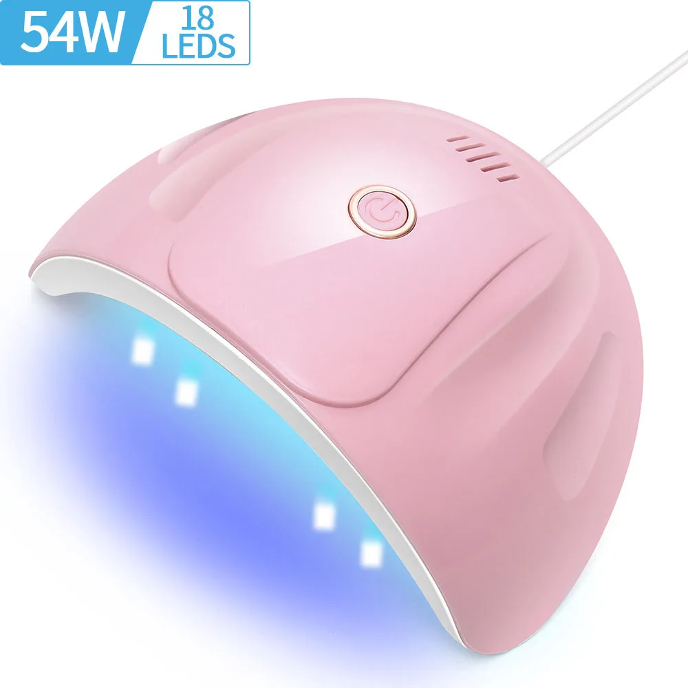 

Светодиодная лампа для сушки гель-лака для ногтей, 54 Вт