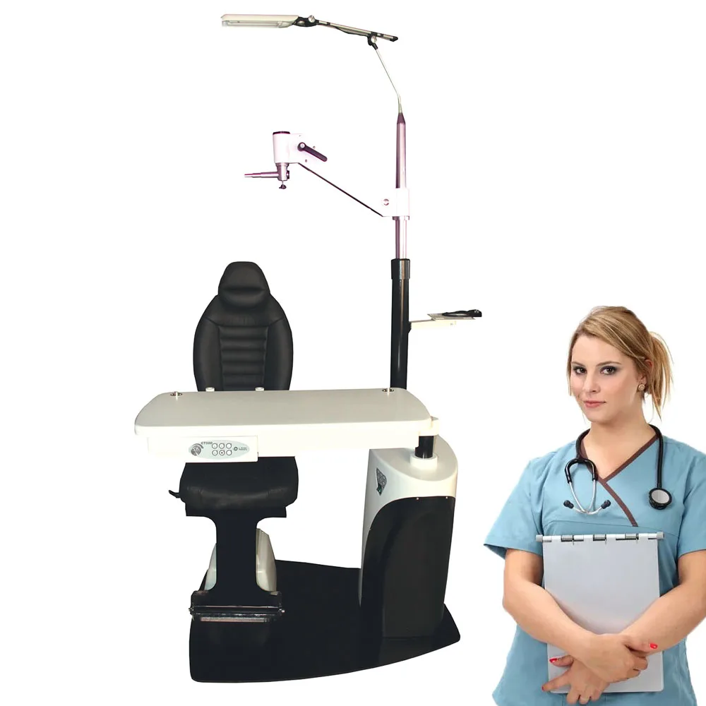 

Ophthalmologic Examination Ophthalmic Unit CT-500 Optometry Equipment Table And Chair