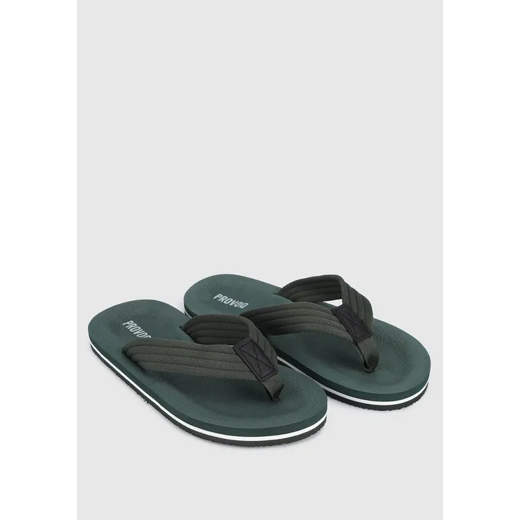 ProvoQ Черные мужские пляжные тапочки