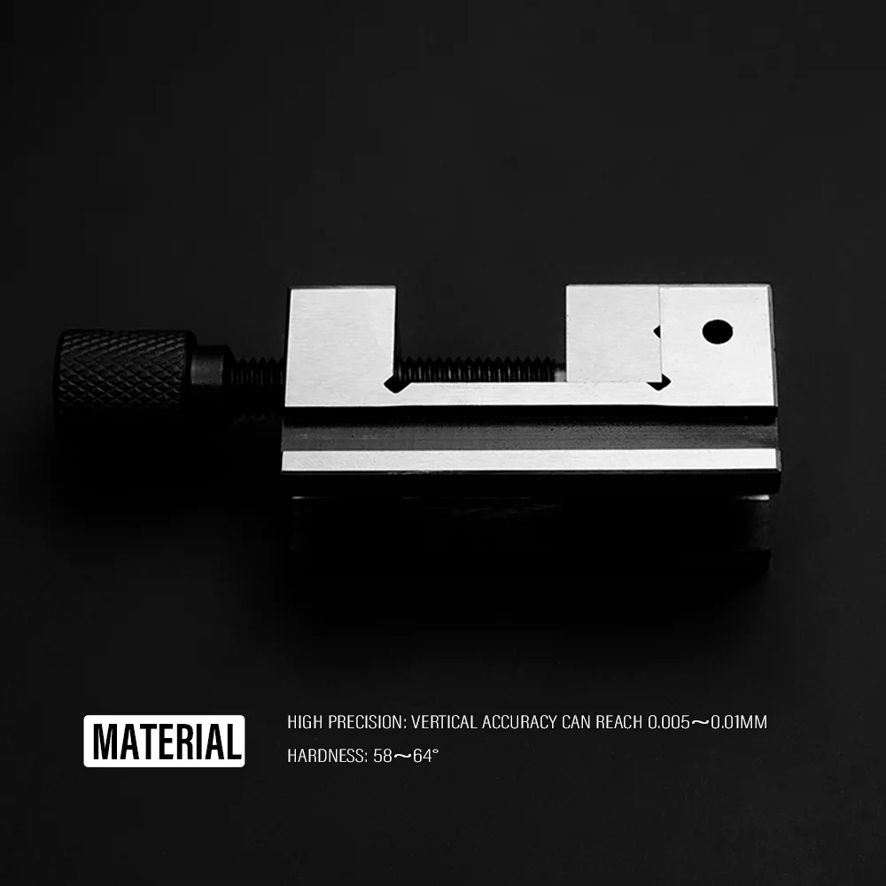 Фото Мини-тиски для ручных инструментов 1/1, 3/1, 5 дюймов, твердость 58 ~ 64 °, подходит для изготовления моделей, зажима микрозажима, гибкой работы №3