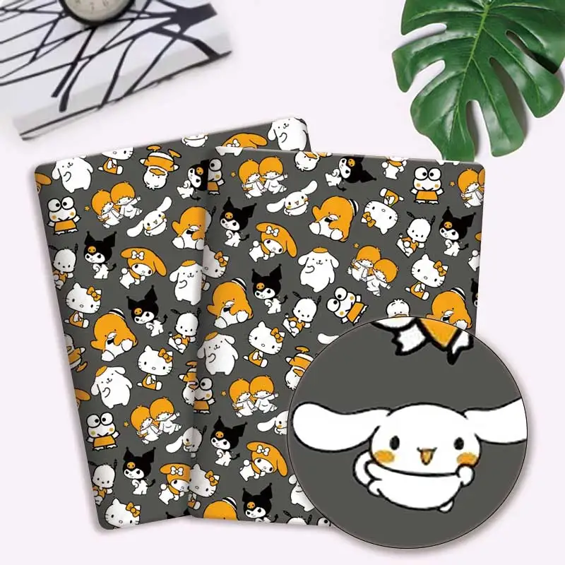 Ткань Sanrio 140x50 см мультяшная хлопковая ткань в стиле пэчворк детский домашний