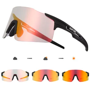 KAPVOE Photochromic Red or Blue Bike Cycling Sunglasses Man Outdoor Sports  glasses cycling MTB Glas
