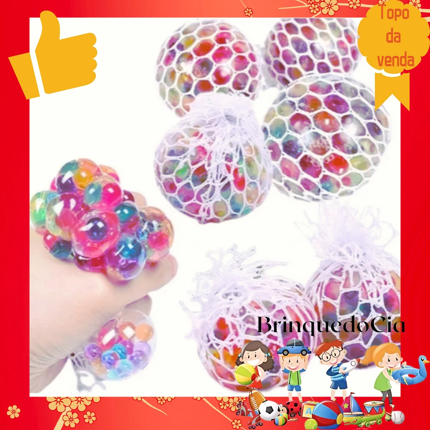 

Bola uva Anti-stress Brinquedo squishy
