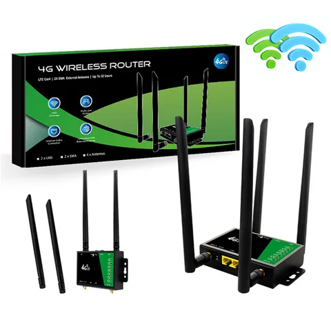 4G LTE Маршрутизатор  Wi-Fi с защитой от брандмауэра
