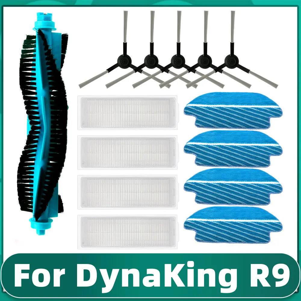 For Wonders Living DynaKing R9 Robotic Vacuum Cleaner Main Side Brush Hepa Filter Mop Rag Replacement Spare Parts Accessories