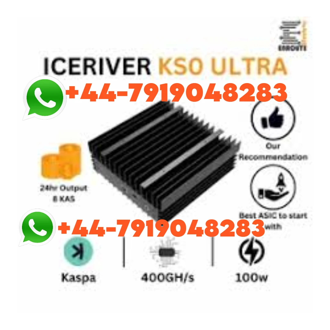 BQ полный ICERIVER KS0 ULTRA 400GH 100 Вт KAS-Майнер с блоком питания Крипто-Майнер KASPA
