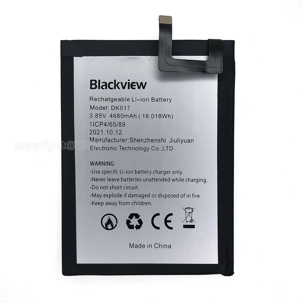 Оригинальный аккумулятор 4680 мАч A80 DK017 для Blackview Pro Plus 6 49 дюйма Фотоэлементы с